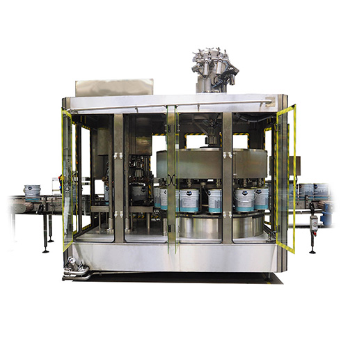 高速旋轉(zhuǎn)灌裝封蓋機(jī)